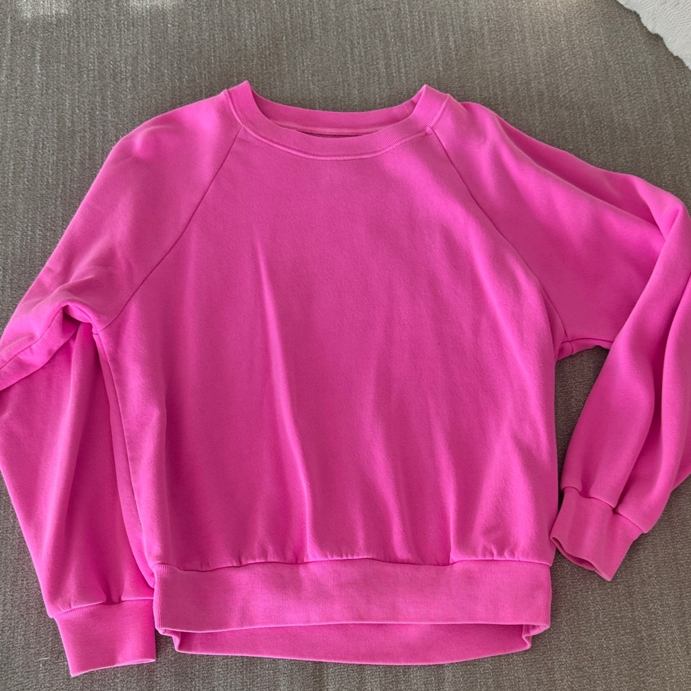 GAP Bright Pink Crew Neck Sweater